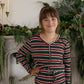 Youth Flare Bamboo Pajamas | Holiday Stripe