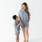 Harbor Adult Drawstring Waffle Knit Set