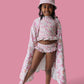 MAGICAL MERMAID DREAM TWO-PIECE RASH GUARD RUFFLE SWIM SUIT