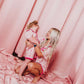 Strawberry Squeeze Adult Ruffle Button Up Short Set