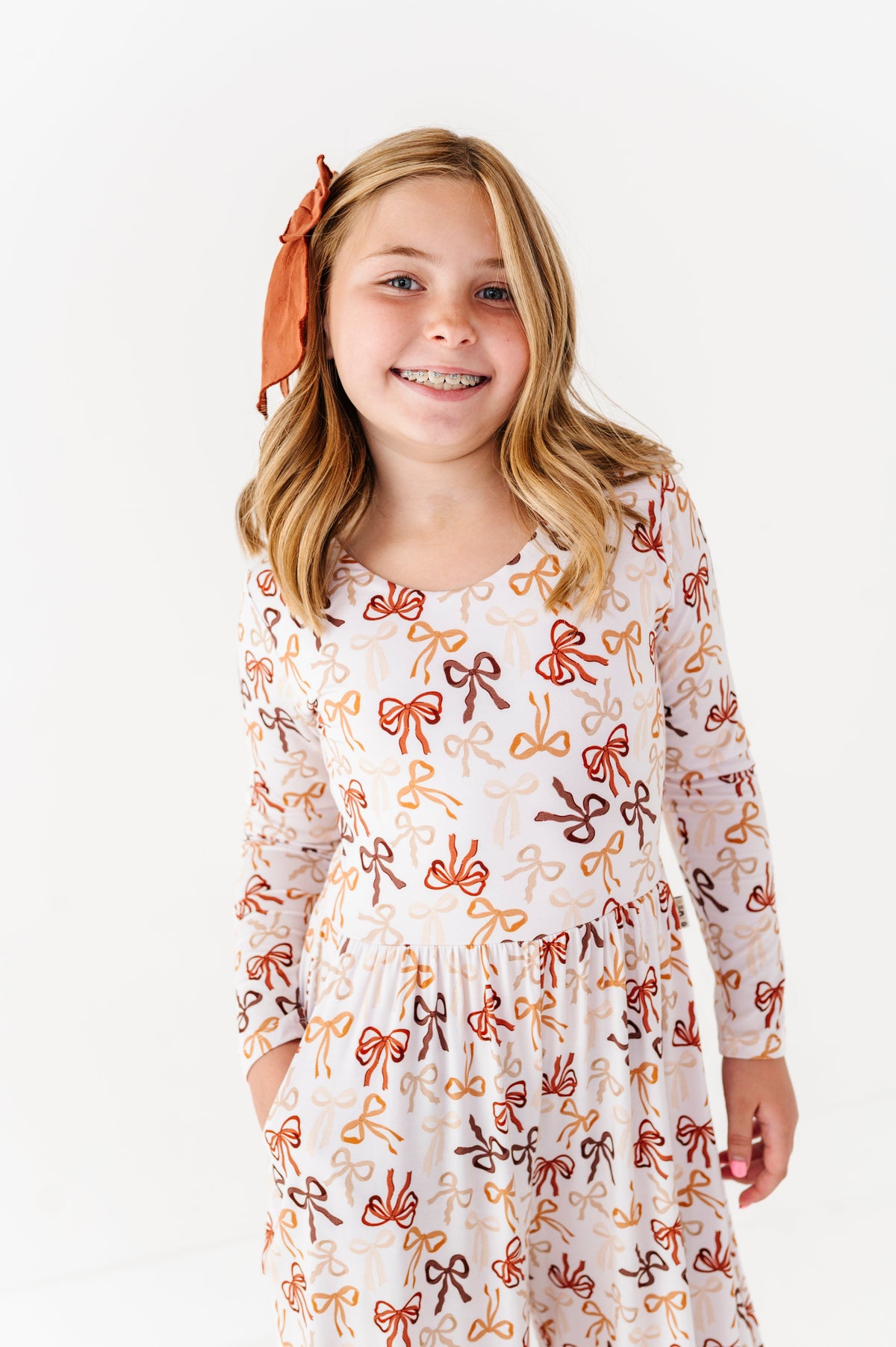 Autumn Ribbons Wide Leg Romper