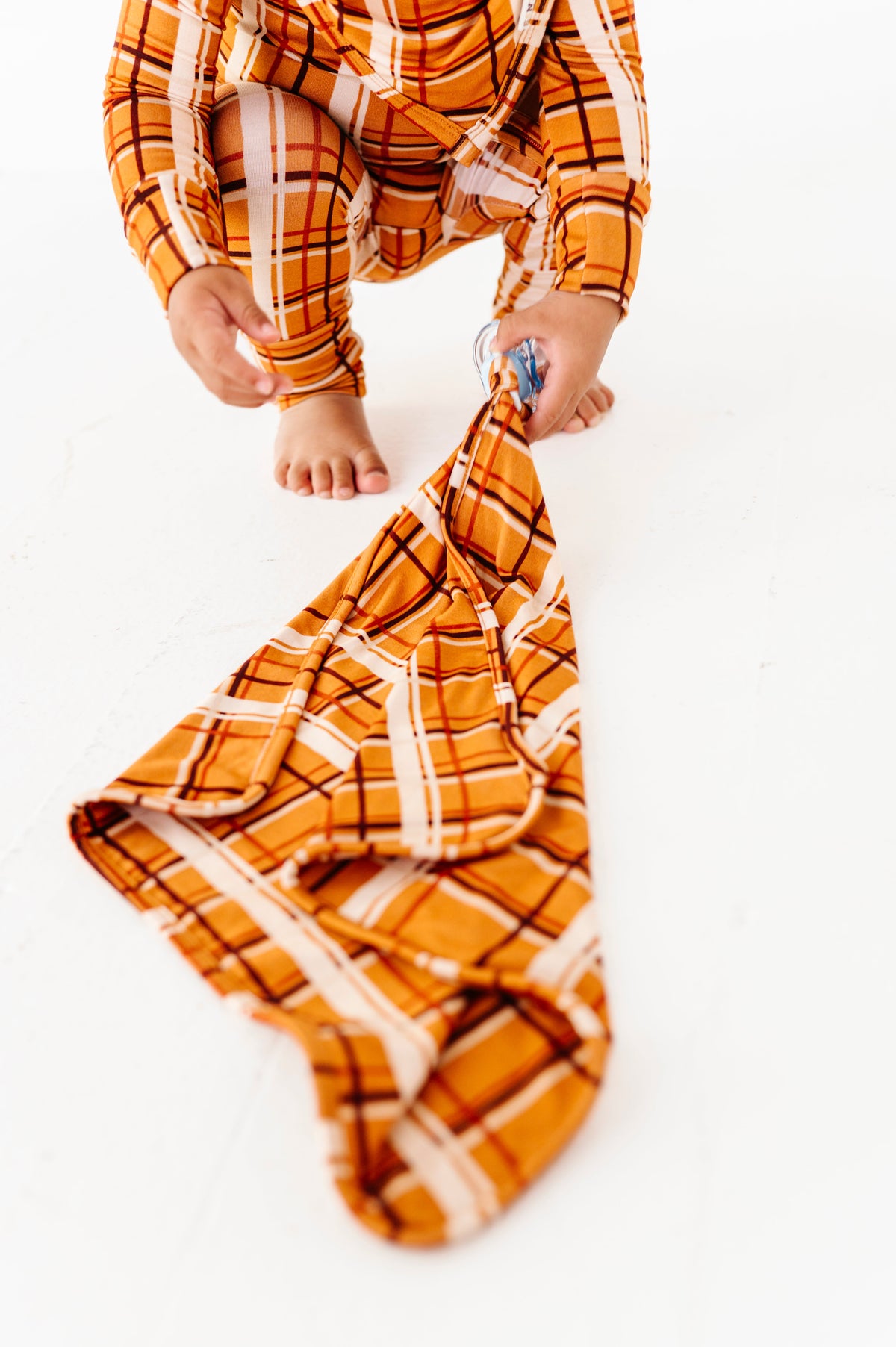 Harvest Plaid Paci Lovey