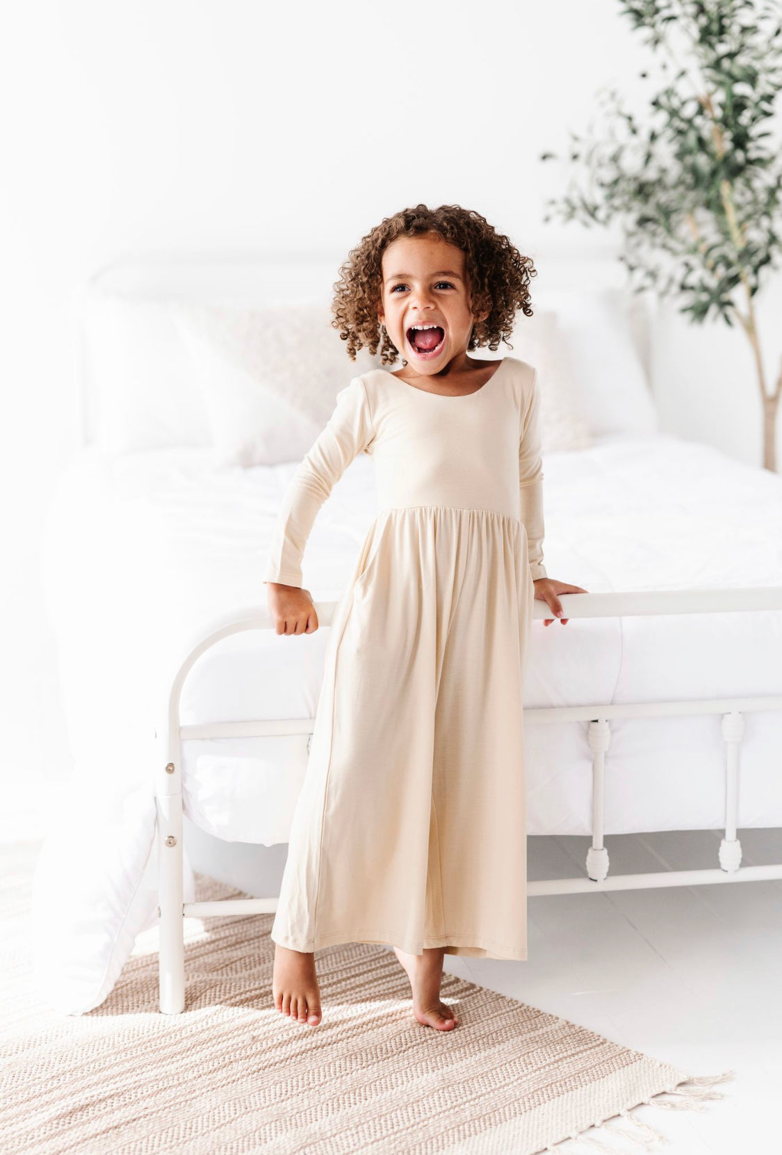 Oat Neutrals Wide Leg Romper