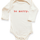 Be Merry Organic Cotton Baby Bodysuit Long Sleeve