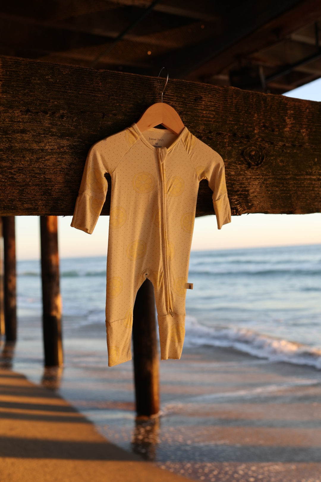 Bamboo Zip Pajamas | Lemon Drop