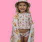 BLOSSOMIN’ BUTTERFLY DREAM 2-PIECE RASH GUARD RUFFLE SWIM SUIT
