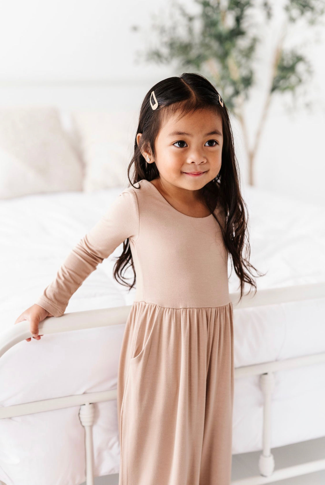 Sand Neutrals Wide Leg Romper
