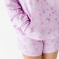 Lilac Petals Adult Hooded Sweatshirt