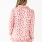 Friday Night Florals Ruffle Adult Button Up Set (EST SHIP TIME 2-3 WEEKS)