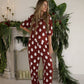 Women's Boxy Tee Lounge Set | Vintage Santa