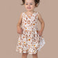 FLOWERS AND BOOTS DREAM TANK RUFFLE DRESS