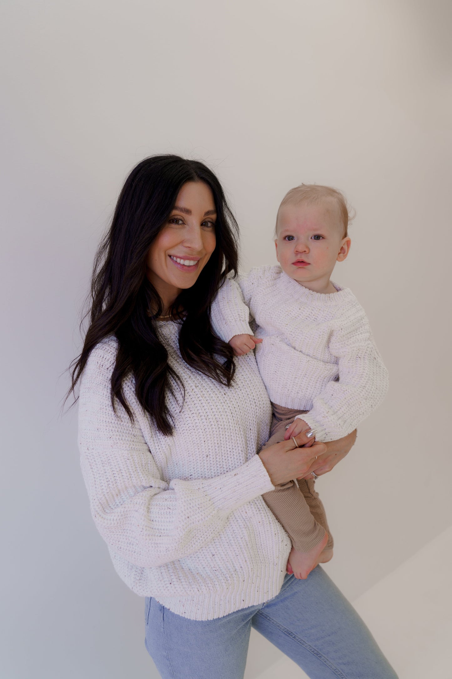 Child Knit Sweater | Cloud Confetti