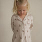 Girl's Bamboo Button Up Lounge Set | Gingersnap