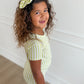 Green Stripe Short Set