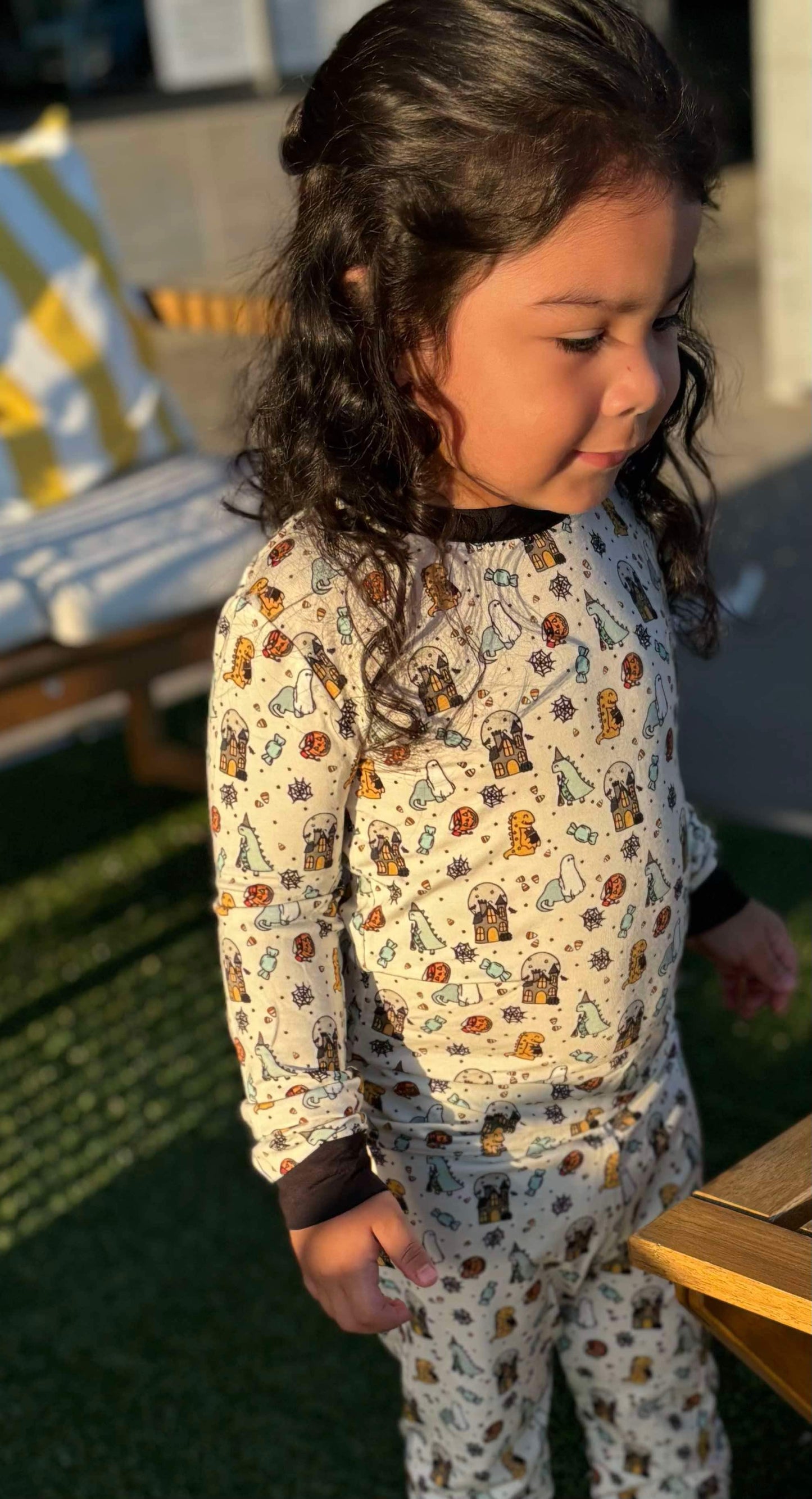 Trick-o-Saurus Halloween 2 Piece Pajamas