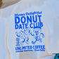 MOMS DONUT DATE CLUB TEE - CREAM (FRONT ONLY)