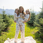 Women's Boxy Tee Lounge Set | Santa Teddy