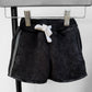 Black Acid Wash Shorts