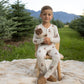 Bamboo Two Piece Pajamas | Santa Teddy