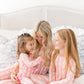 Nora Stripes Ruffle Bamboo Blanket
