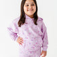 Lilac Petals Kids Hooded Sweatshirt