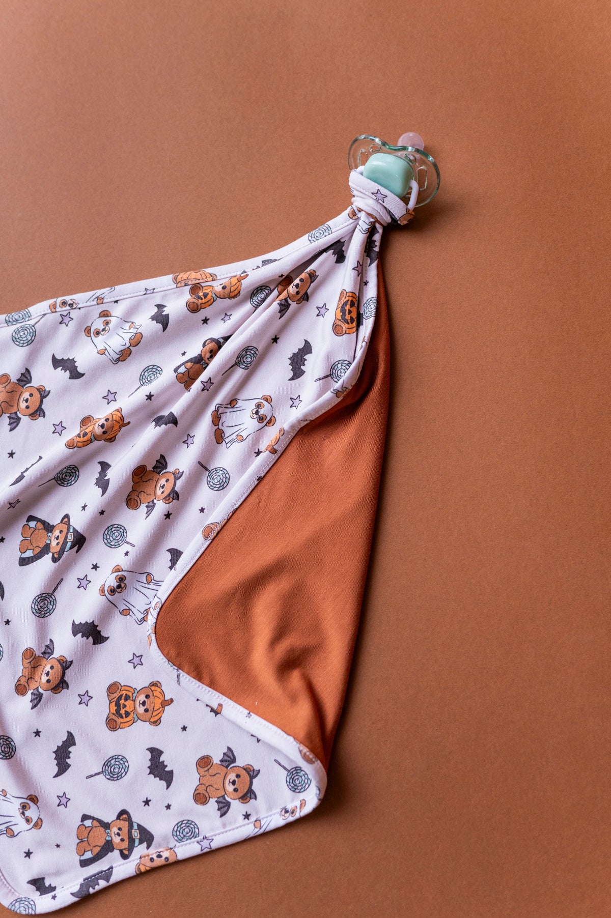 Boo Bear Bash Paci Lovey (EST SHIP TIME 1-2 WEEK)