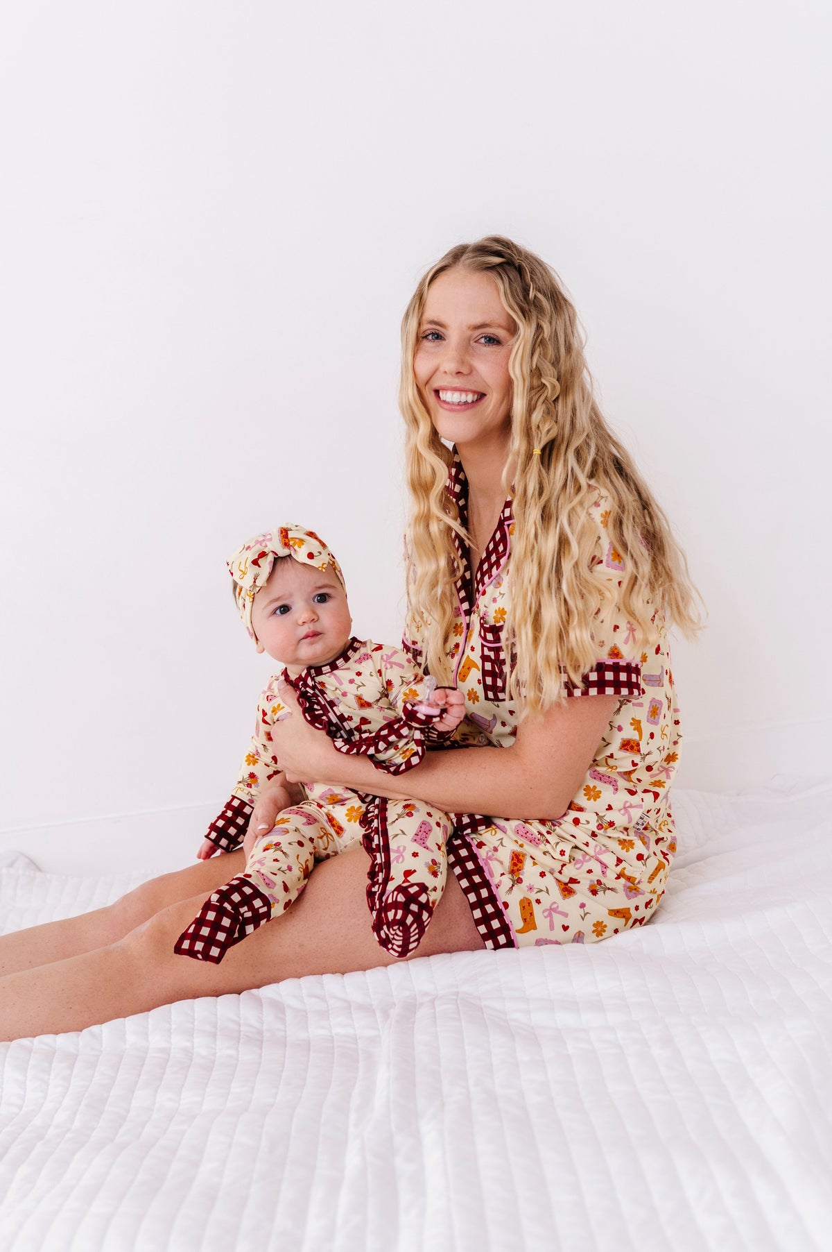 Howdy Honey Adult Button Up Short Set