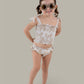 SANDY SHORES DREAM SMOCKED TWO PIECE SWIM SUIT