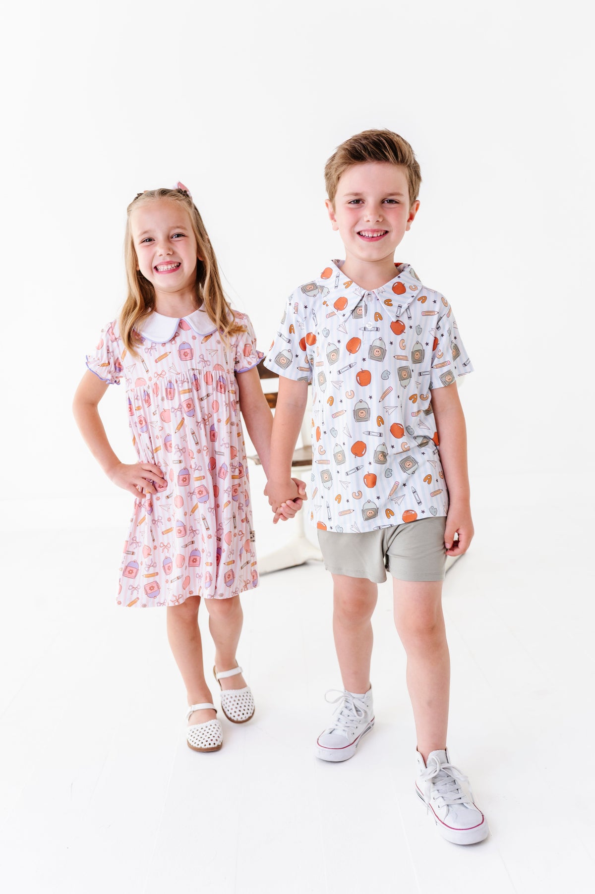 First Bell Blooms Collared Dress