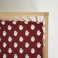 Muslin Crib Sheet | Vintage Santa
