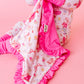 When Pigs Fly Ruffle Paci Lovey
