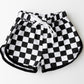 AK checker track shorts