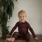 Bamboo Zip Pajamas | Christmas Plaid