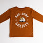 Rad to the Bone-AK Graphic Rust Bamboo Tee
