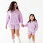 Lilac Petals Adult Sweat Shorts
