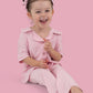 PINK ROSE DREAM GIRL'S FLARE SET