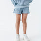 Harbor Stripe Kids Sweat Shorts