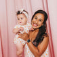 Perfectly Peach Tank Ruffle Bubble