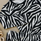 Bamboo Two Piece Set | Zebra