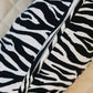 Bamboo Zip Romper | Zebra