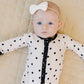 Bamboo Zip Romper | Classic Polka