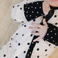 Bamboo Zip Romper | Classic Polka