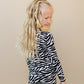 Bamboo Two Piece Set | Zebra