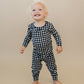 Bamboo Two Piece Set | Black Gingham