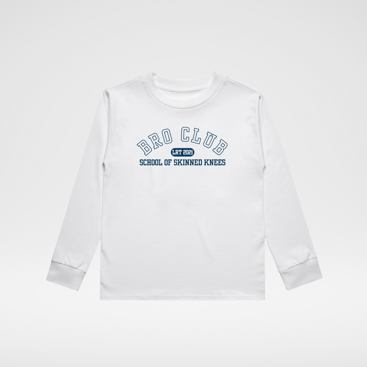 BRO CLUB LONG SLEEVE - WHITE