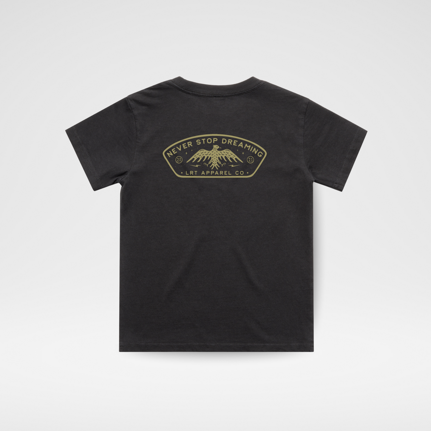 NEVER STOP DREAMING TEE - VINTAGE BLACK