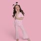 PINK ROSE DREAM GIRL'S FLARE SET
