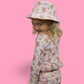 BLOSSOMIN’ BUTTERFLY DREAM 2-PIECE RASH GUARD RUFFLE SWIM SUIT