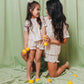 Lemon Lullaby Adult Ruffle Short Set