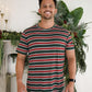 Men's Short Sleeve Pajamas | Holiday Stripe